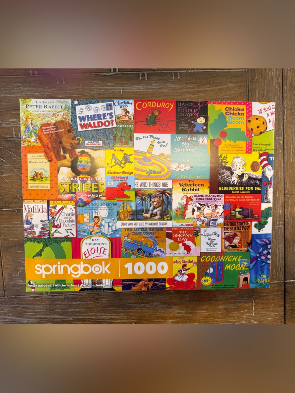 Springbok 1000-Piece Jigsaw Puzzle - Vintage Kids Book Covers